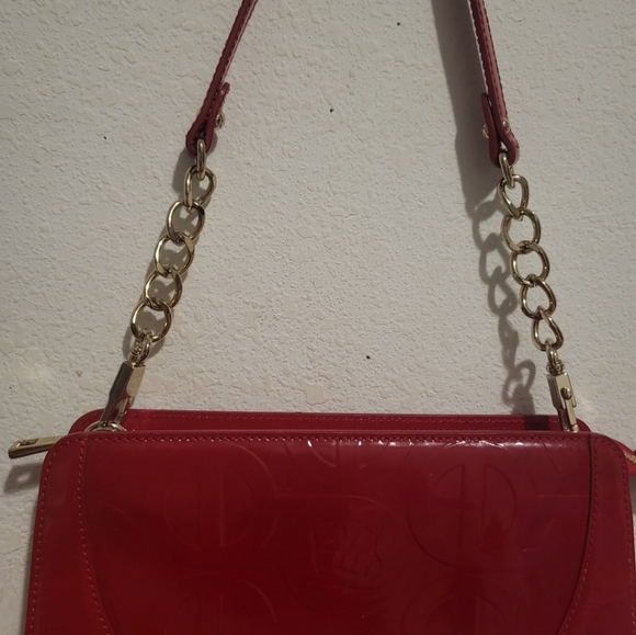 Red Louise quatorse chain bag - Picture 4 of 4